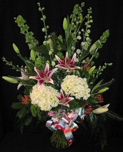 Winter Stargazer bouquet