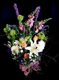 Spring Mix with Viburnum Snowball Bouquet