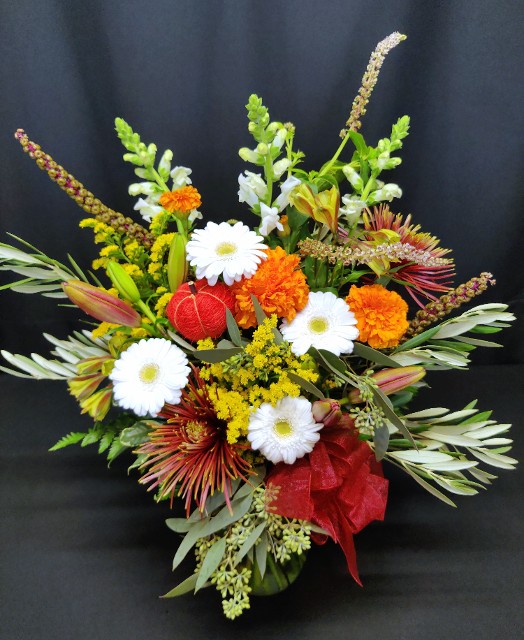 packed fall bouquet